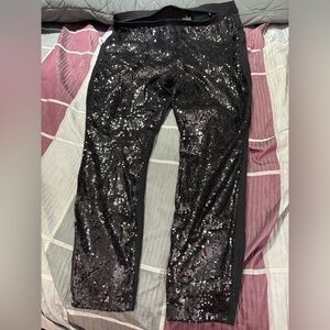 Torrid Black Sequin Pants Plus Size 3